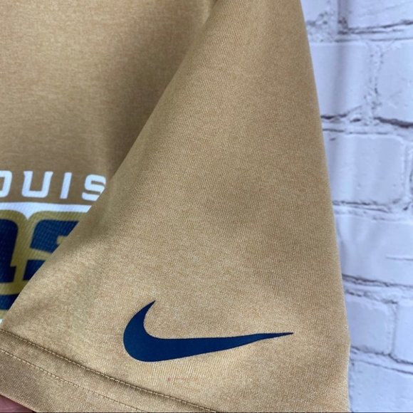 Nike Dri-Fit NFL St. Louis Rams Mustard Fan Shirt - Picture 4 of 6